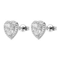 Earrings Brosway Woman FANCY INFINITE WHITE in Silver Cubic Zirconia FIW165